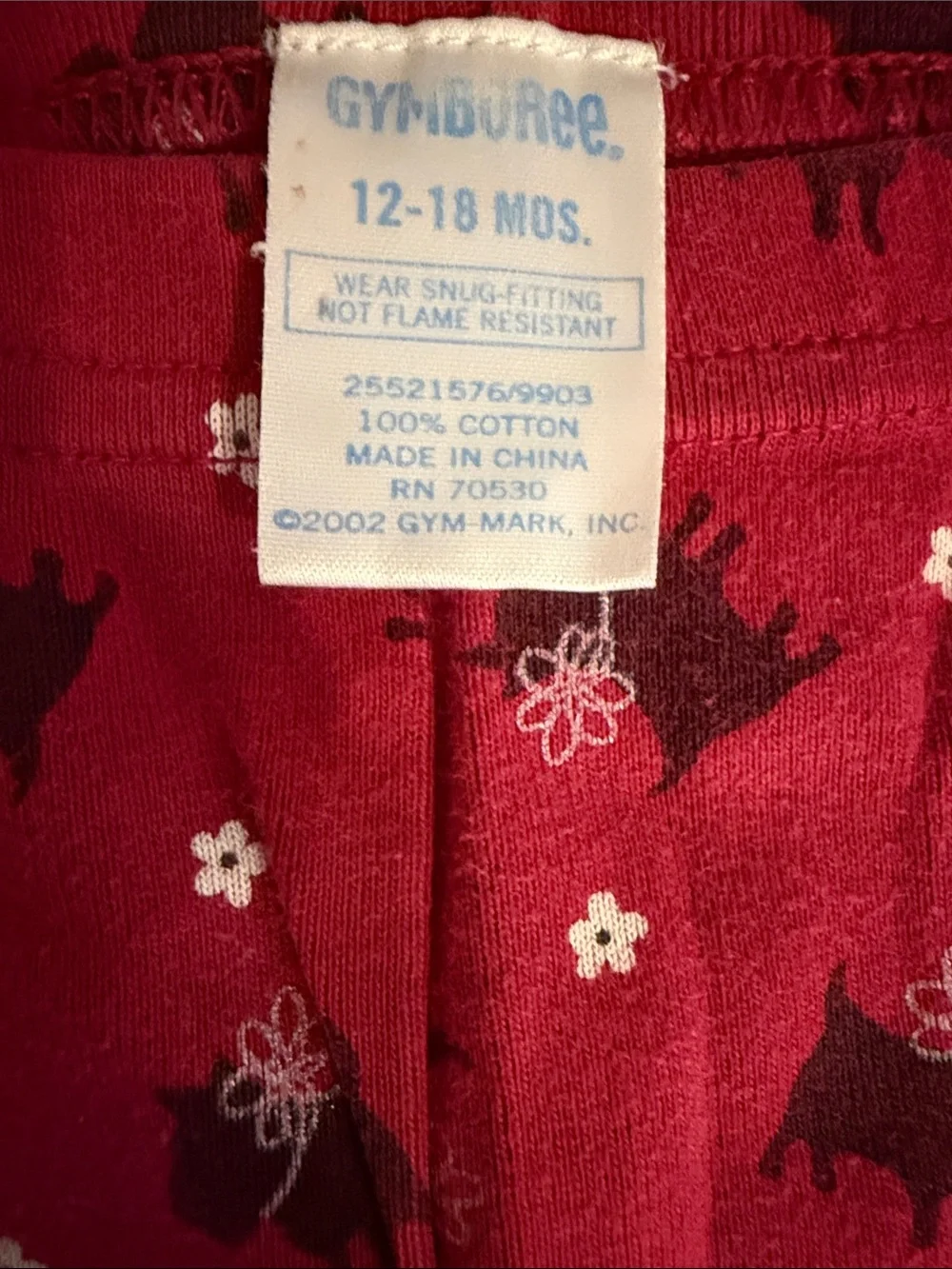 Gymboree's Vintage 2002  Holiday Friends Collection Size 12-18 Months